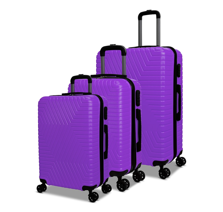 Image 724458_PUR.jpg, Product 724-458 / Price $249.99, Nicci Lattitude Collection Luggage 3-Piece Set from NICCI on TSC.ca's Home & Garden department