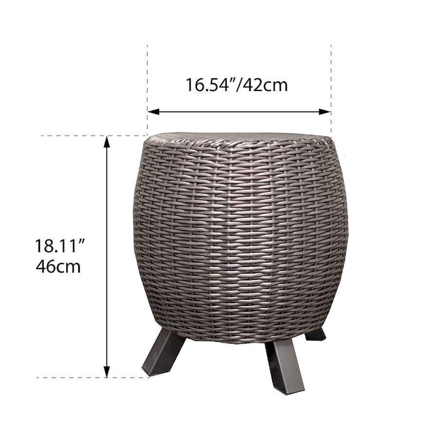 Image 724463_ALTMORE3.jpg, Product 724-463 / Price $49.00, Grapevine Lisa Wicker Stool End Table from Grapevine on TSC.ca's Home & Garden department