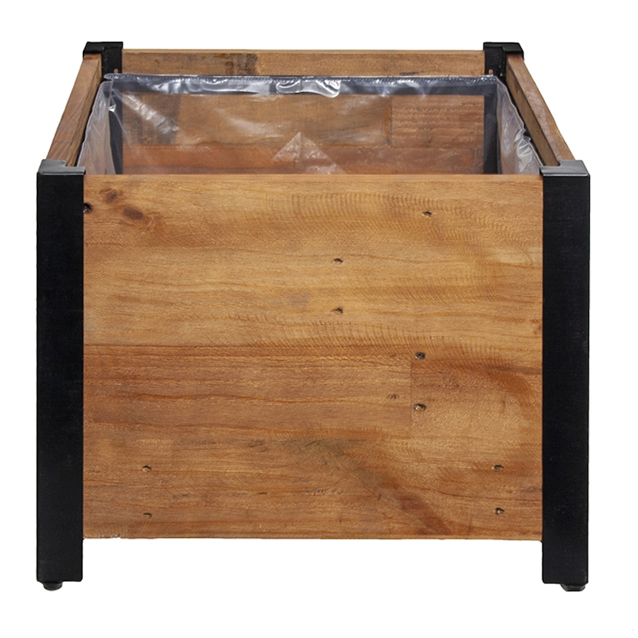 Image 724464.jpg, Product 724-464 / Price $97.99, Grapevine Square Urban Garden Planter, Recycled Wood and Metal from Grapevine on TSC.ca's Home & Garden department