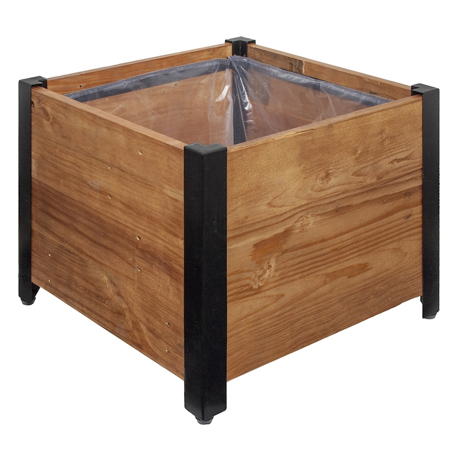 Image 724464_ALTMORE5.jpg, Product 724-464 / Price $97.99, Grapevine Square Urban Garden Planter, Recycled Wood and Metal from Grapevine on TSC.ca's Home & Garden department