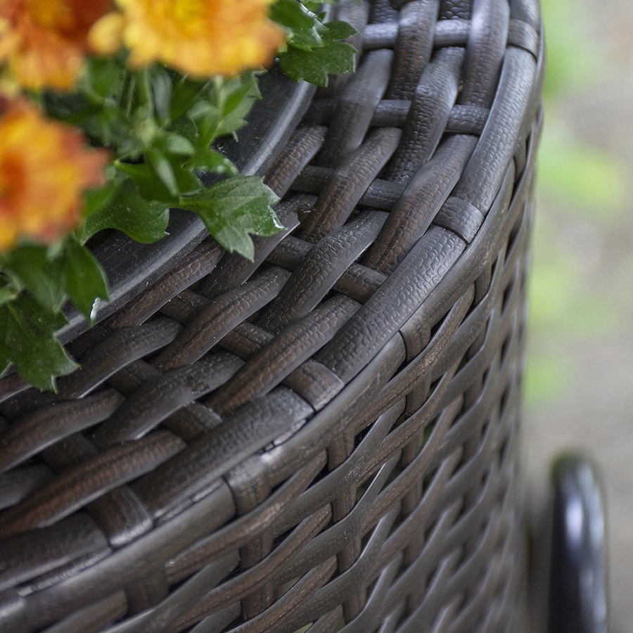 Image 724468_ALTMORE2.jpg, Product 724-468 / Price $69.99, Grapevine Resin Wicker Planter with Tall Metal Stand from Grapevine on TSC.ca's Home & Garden department