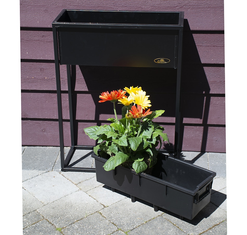 Image 724469_ALTMORE4.jpg, Product 724-469 / Price $129.99, Grapevine Rectangular Floor Planter with Self-Watering Feature from Grapevine on TSC.ca's Home & Garden department