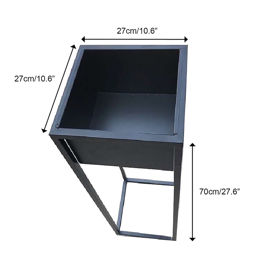 Image 724470_ALTMORE4.jpg, Product 724-470 / Price $69.99, Grapevine Square Floor Planter with Self-Watering Feature from Grapevine on TSC.ca's Home & Garden department