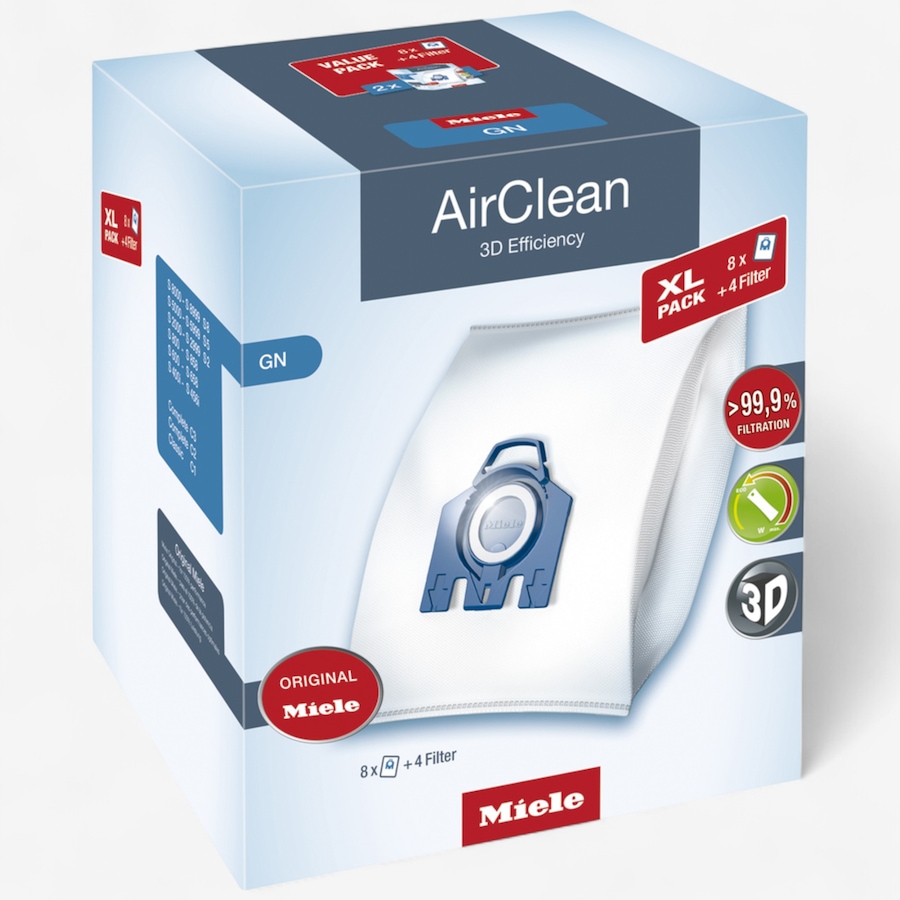 Image 724491.jpg, Product 724-491 / Price $34.99, Miele 3D G/N AirClean Vacuum Bags (4 filters, 8 bags) from Miele on TSC.ca's Home & Garden department