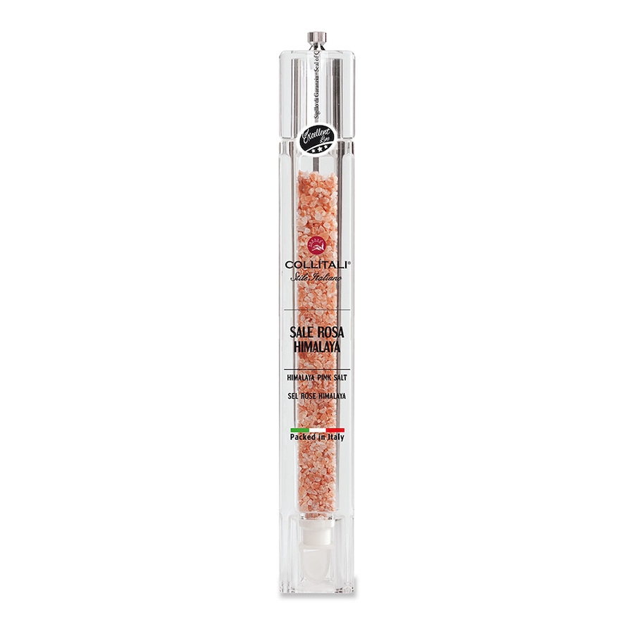 Image 724589.jpg, Product 724-589 / Price $62.99, Collitali Italian Acrylic Salt Mill with Himalayan Pink Salt, Large (310g) on TSC.ca's Kitchen department