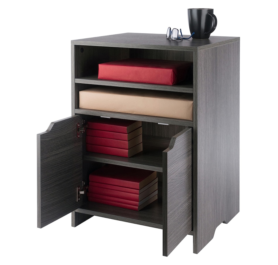 Image 724598_ALTMORE1.jpg, Product 724-598 / Price $179.99, Winsome Nova Open Shelf Storage Cabinet (White) from Winsome on TSC.ca's Home & Garden department