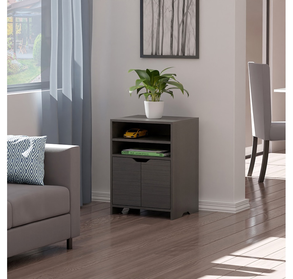 Image 724598_ALTMORE2.jpg, Product 724-598 / Price $179.99, Winsome Nova Open Shelf Storage Cabinet (White) from Winsome on TSC.ca's Home & Garden department