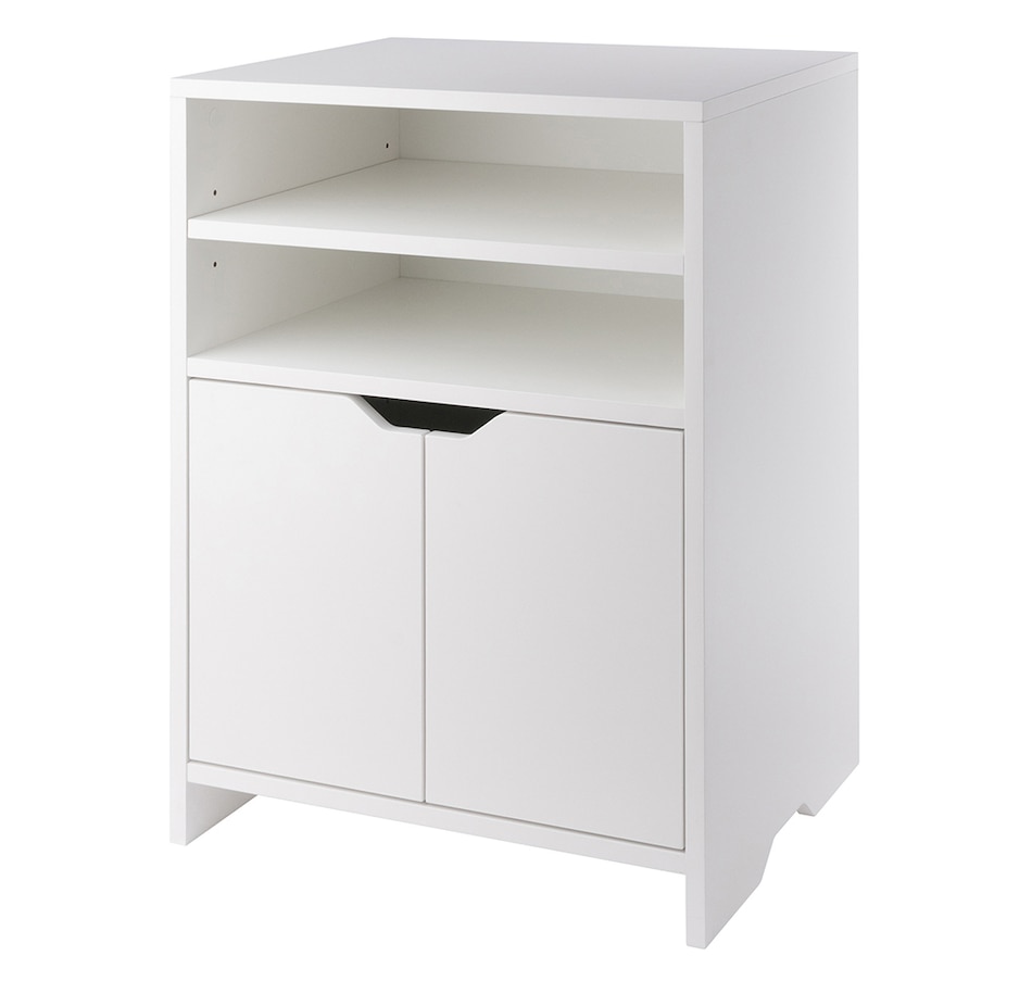 Image 724598_WHT.jpg, Product 724-598 / Price $179.99, Winsome Nova Open Shelf Storage Cabinet (White) from Winsome on TSC.ca's Home & Garden department