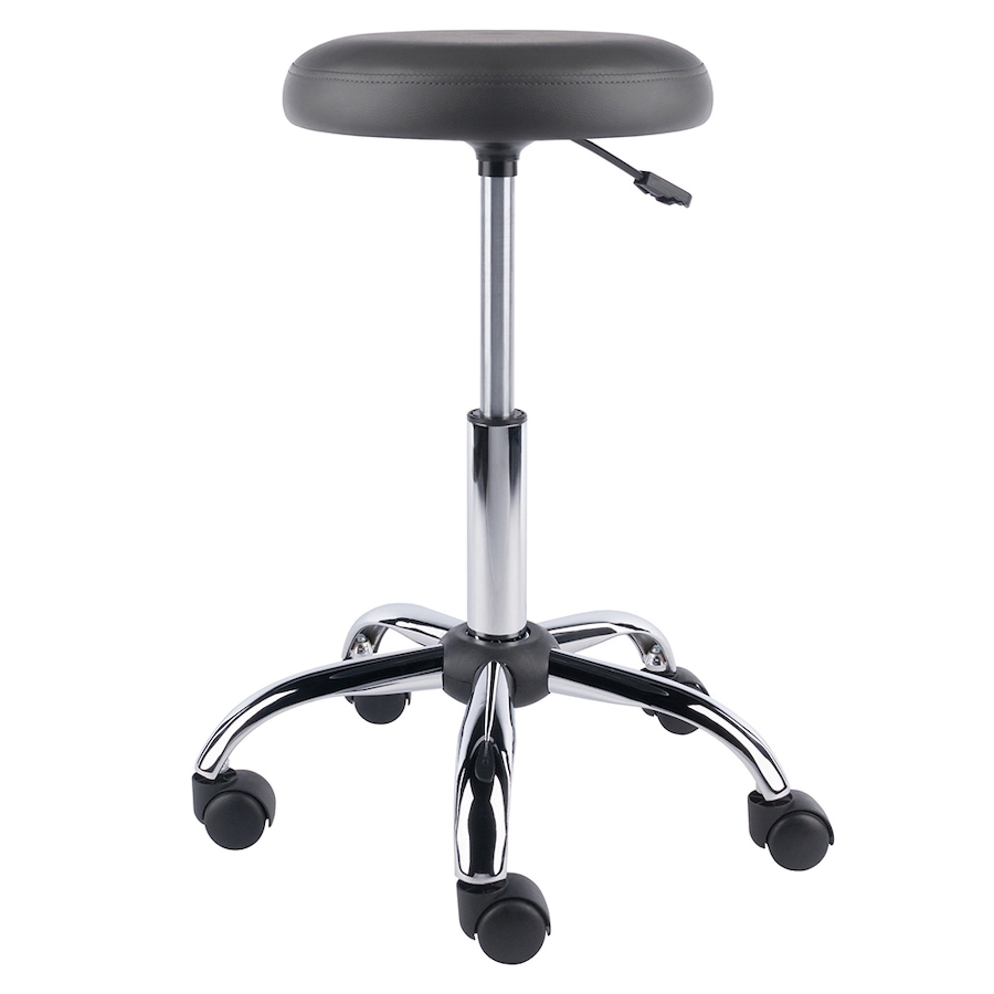 Image 724600_ALTMORE1.jpg, Product 724-600 / Price $109.99, Winsome Clyde Adjustable Cushion Seat Swivel Stool (Charcoal and Chrome) from Winsome on TSC.ca's Home & Garden department