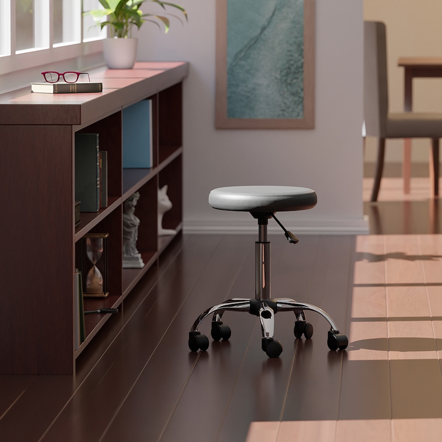 Image 724600_ALTMORE2.jpg, Product 724-600 / Price $109.99, Winsome Clyde Adjustable Cushion Seat Swivel Stool (Charcoal and Chrome) from Winsome on TSC.ca's Home & Garden department