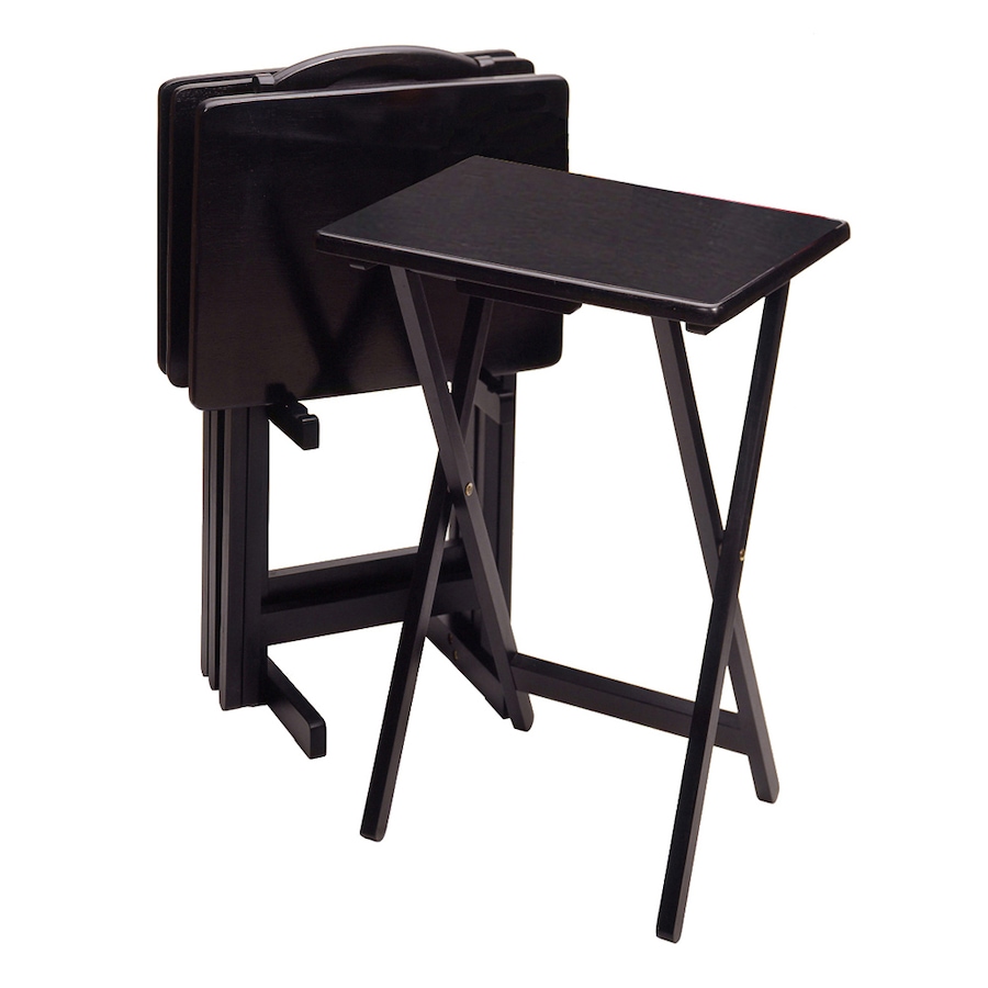 Image 724615.jpg, Product 724-615 / Price $149.99, Winsome Alex Five-Piece Snack Table Set (Black) from Winsome on TSC.ca's Home & Garden department
