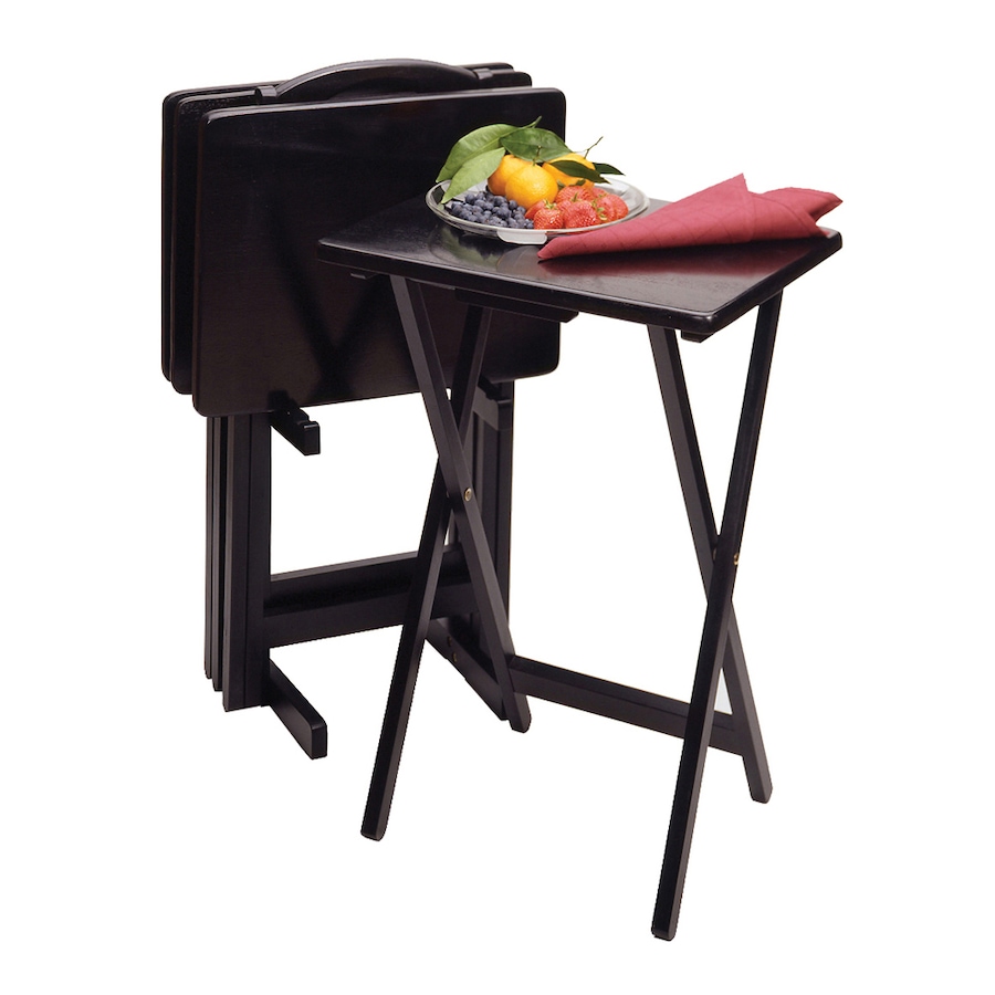 Image 724615_ALTMORE1.jpg, Product 724-615 / Price $149.99, Winsome Alex Five-Piece Snack Table Set (Black) from Winsome on TSC.ca's Home & Garden department