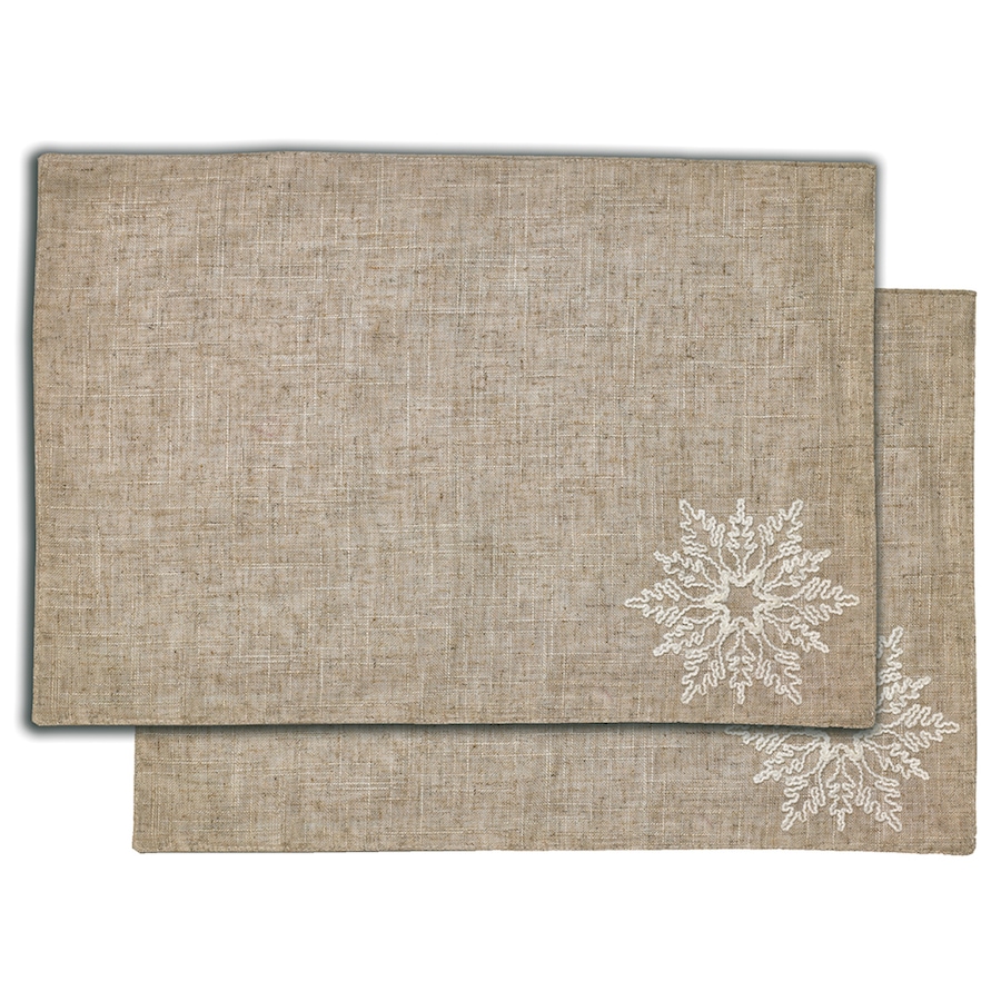 Image 724652.jpg, Product 724-652 / Price $33.99, Mera Linens Snowflakes Placemat (Set of 4) from Mera Linens on TSC.ca's Kitchen department