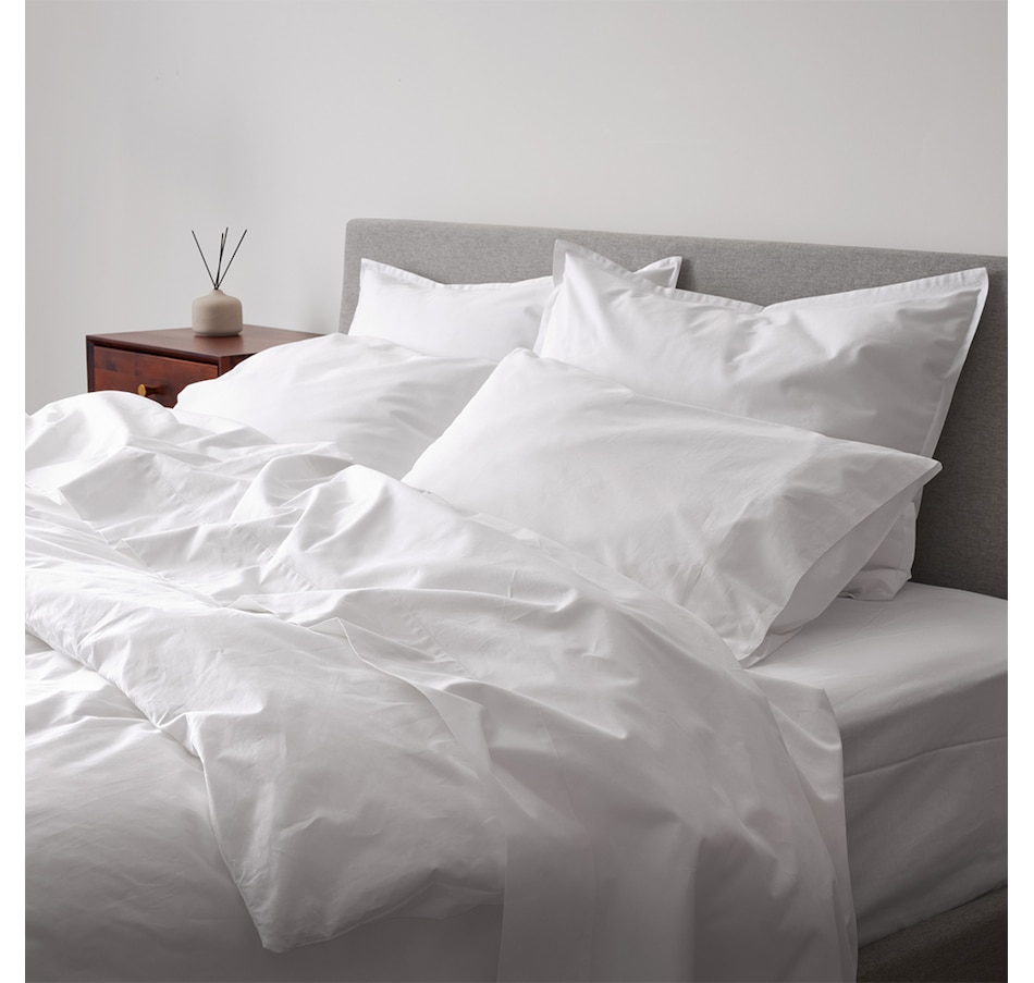 Percale Bed Sheets - Silk & Snow Canada