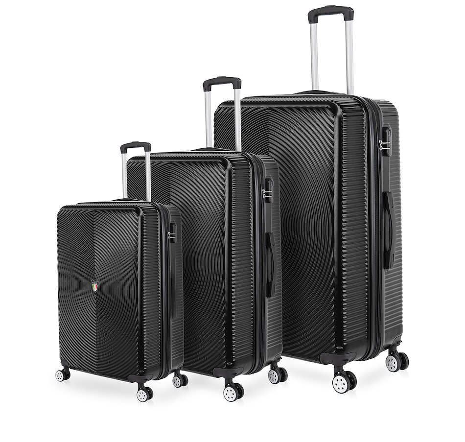 Image 724710_BLK.jpg, Product 724-710 / Price $719.99, Tucci Volant 3-Piece Luggage Set (20", 26" and 30") from Tucci on TSC.ca's Home & Garden department