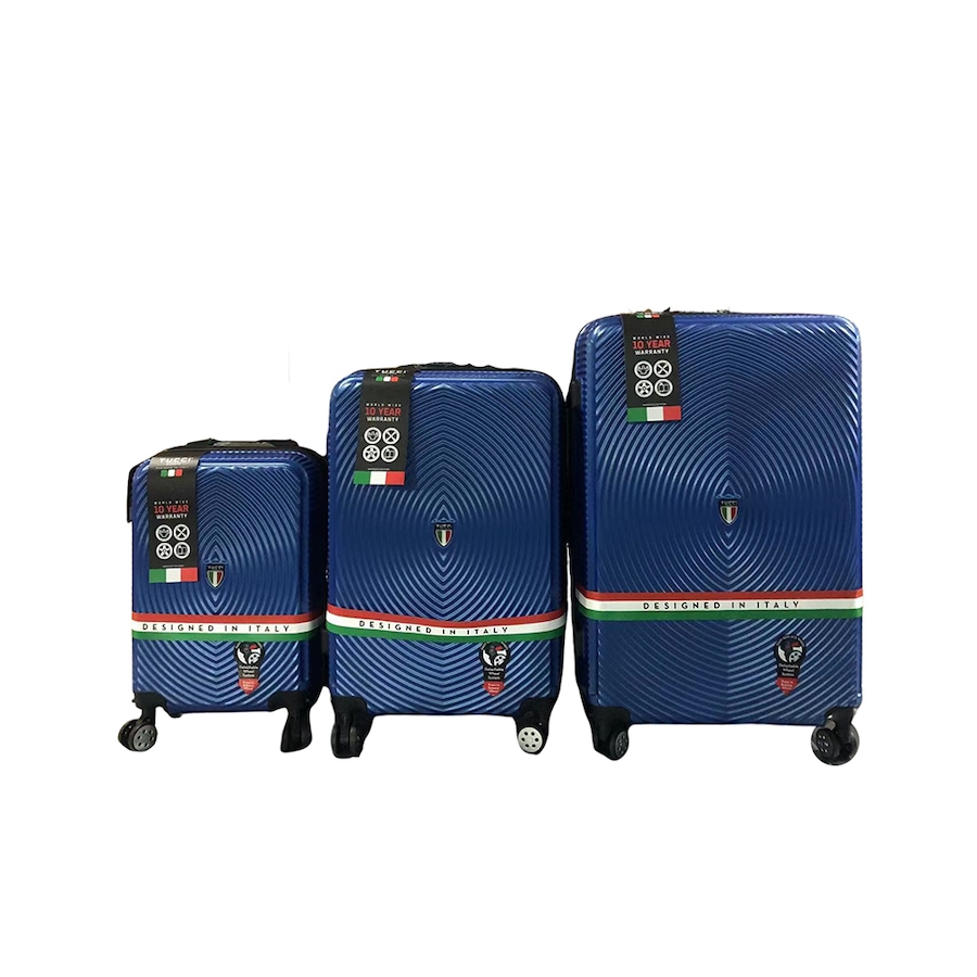 Image 724710_BLU.jpg, Product 724-710 / Price $719.99, Tucci Volant 3-Piece Luggage Set (20", 26" and 30") from Tucci on TSC.ca's Home & Garden department