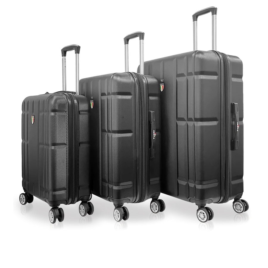 Image 724712_BLK.jpg, Product 724-712 / Price $699.99, Tucci Sportasi 3-Piece Luggage Set (20", 24", and 28") from Tucci on TSC.ca's Home & Garden department