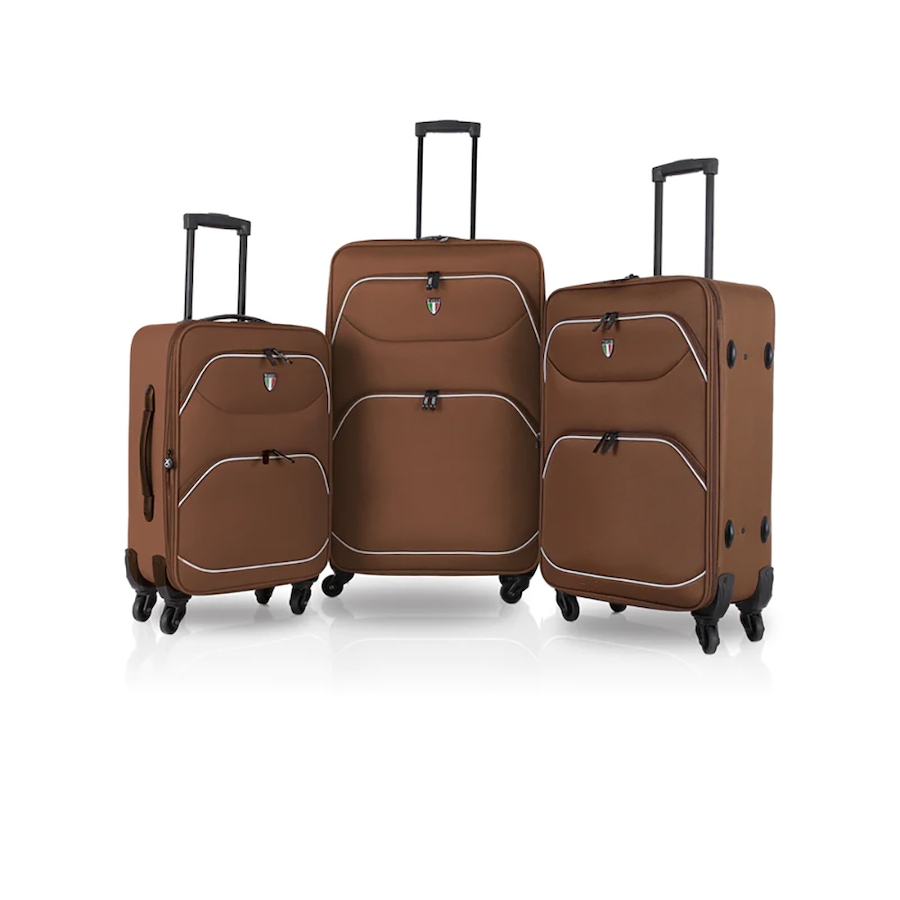 Image 724714_BRN.jpg, Product 724-714 / Price $519.99, Tucci Ben Fatto Fabric 3-Piece Set (20", 24", and 28") from Tucci on TSC.ca's Home & Garden department