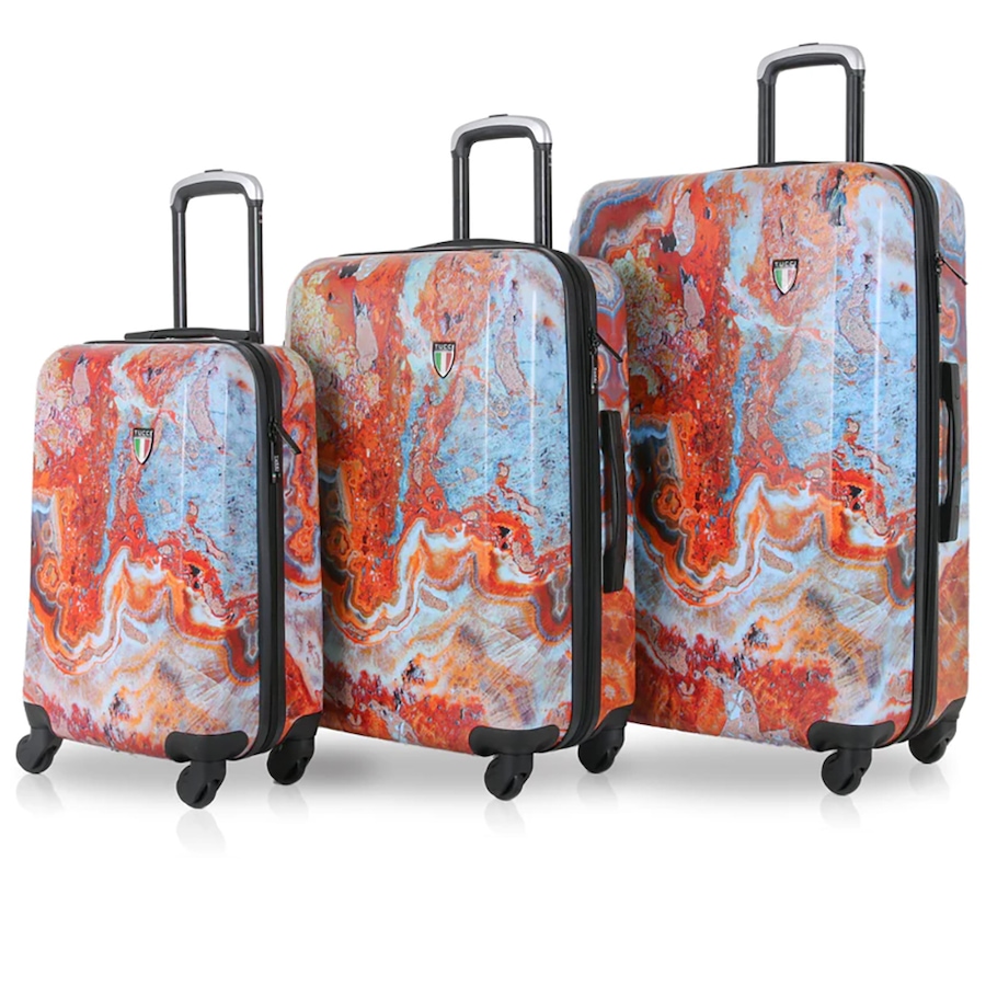 Image 724715.jpg, Product 724-715 / Price $749.99, Tucci Turkish Marble Art 3-Piece Luggage Set (20", 24", and 28") from Tucci on TSC.ca's Home & Garden department