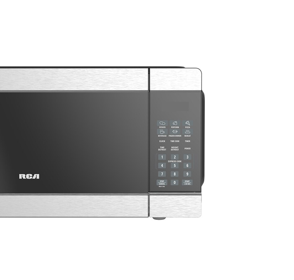 Image 724752_ALTMORE3.jpg, Product 724-752 / Price $199.99, RCA 1.1 Cubic Foot Stainless Steel Design Microwave from RCA on TSC.ca's Kitchen department