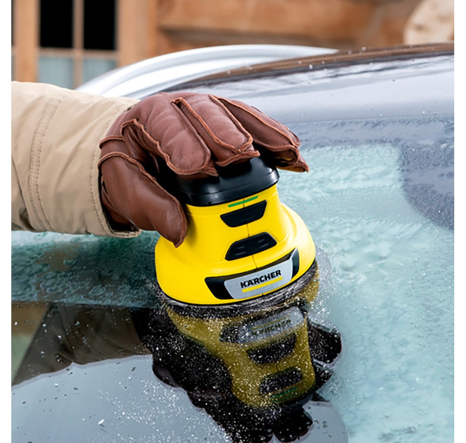 Kärcher EDI 4 Electric Ice Scraper with Rotating Disc - Time-saving,  Effortless Ice Removal with Car Charger Cable