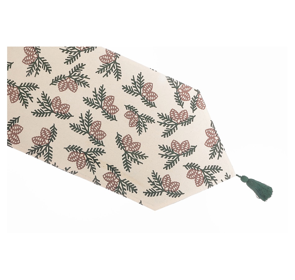 Image 724865.jpg, Product 724-865 / Price $16.00, IH Casa Decor Pinecone Cotton Table Runner from IH Casa Decor on TSC.ca's Home & Garden department