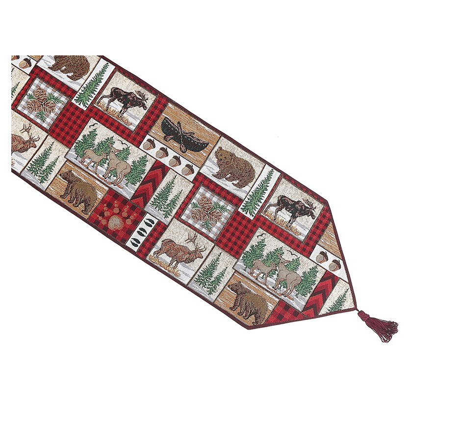 Image 724980.jpg, Product 724-980 / Price $13.00, IH Casa Décor 36" Winter Animals Tapestry Table Runner from IH Casa Decor on TSC.ca's Home & Garden department