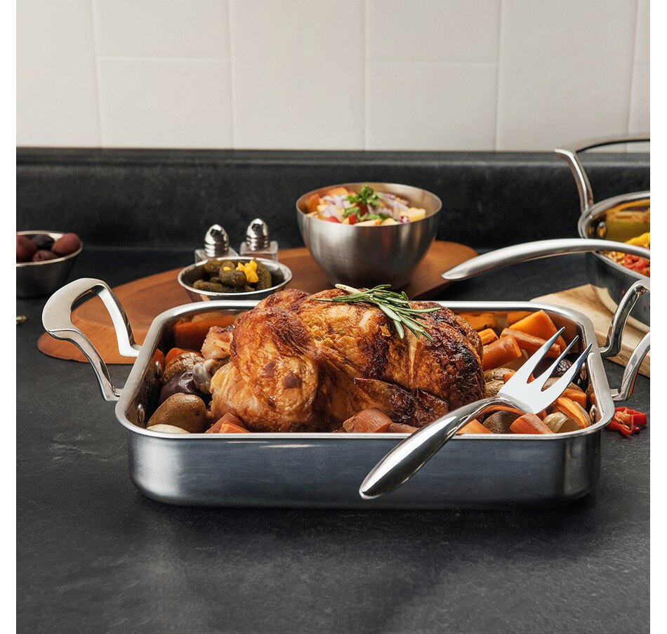 Image 724988_ALTMORE1.jpg, Product 724-988 / Price $224.05, Thermalloy by Browne 3-Quart Stainless Steel Roast Pan from Browne on TSC.ca's Kitchen department