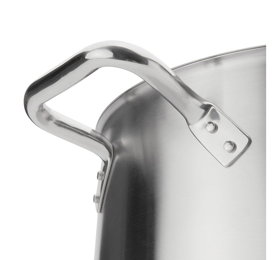 Image 724993_ALTMORE1.jpg, Product 724-993 / Price $229.31, Elements by Browne 20-Quart Stainless Steel Stock Pot with Cover from Browne on TSC.ca's Kitchen department