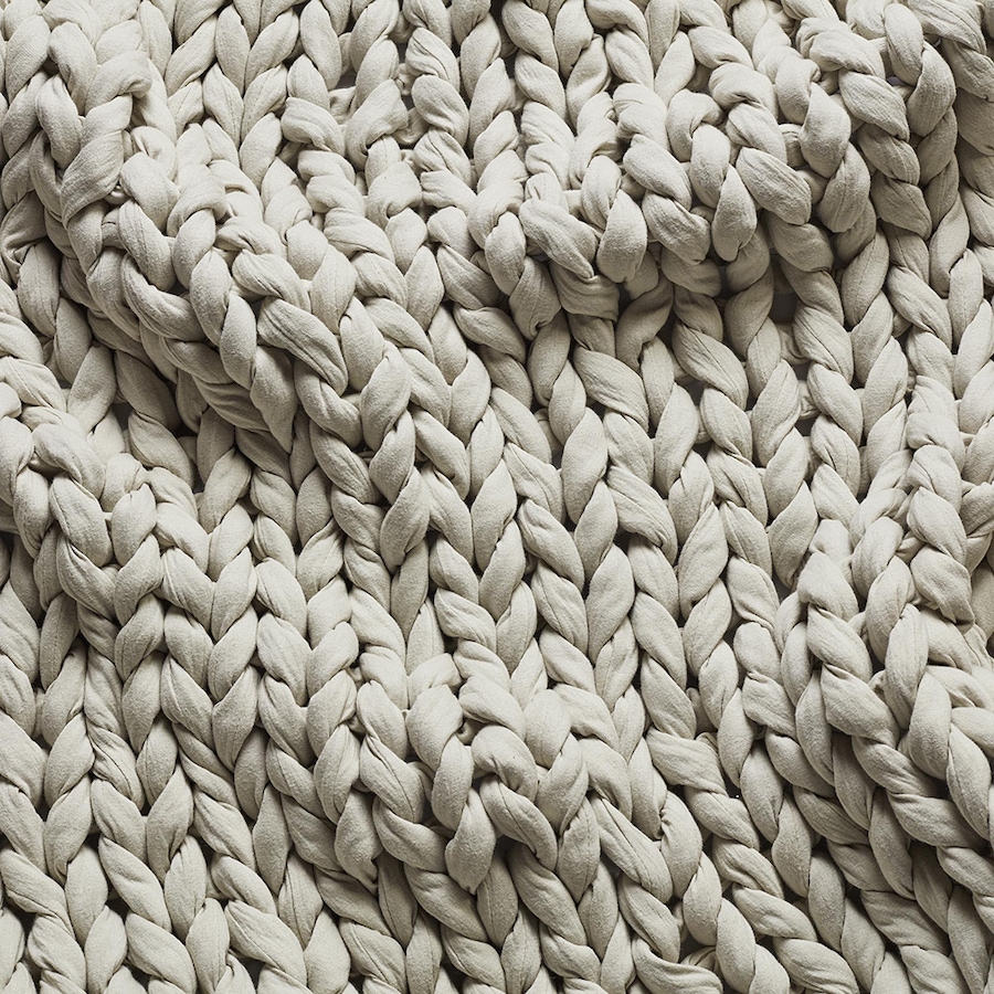 Image 725001_ALTMORE13.jpg, Product 725-001 / Price $171.00 - $288.00, Silk & Snow Natural Cotton Hand-Knitted Weighted Blanket from Silk & Snow on TSC.ca's Home & Garden department