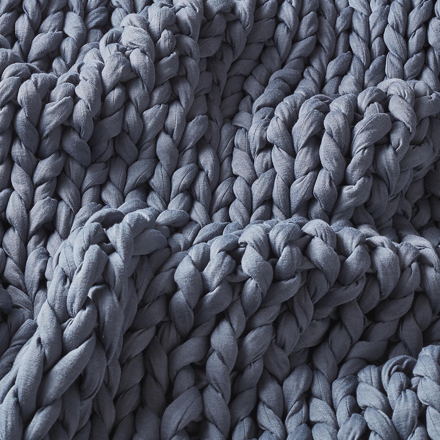 Image 725001_ALTMORE14.jpg, Product 725-001 / Price $171.00 - $288.00, Silk & Snow Natural Cotton Hand-Knitted Weighted Blanket from Silk & Snow on TSC.ca's Home & Garden department