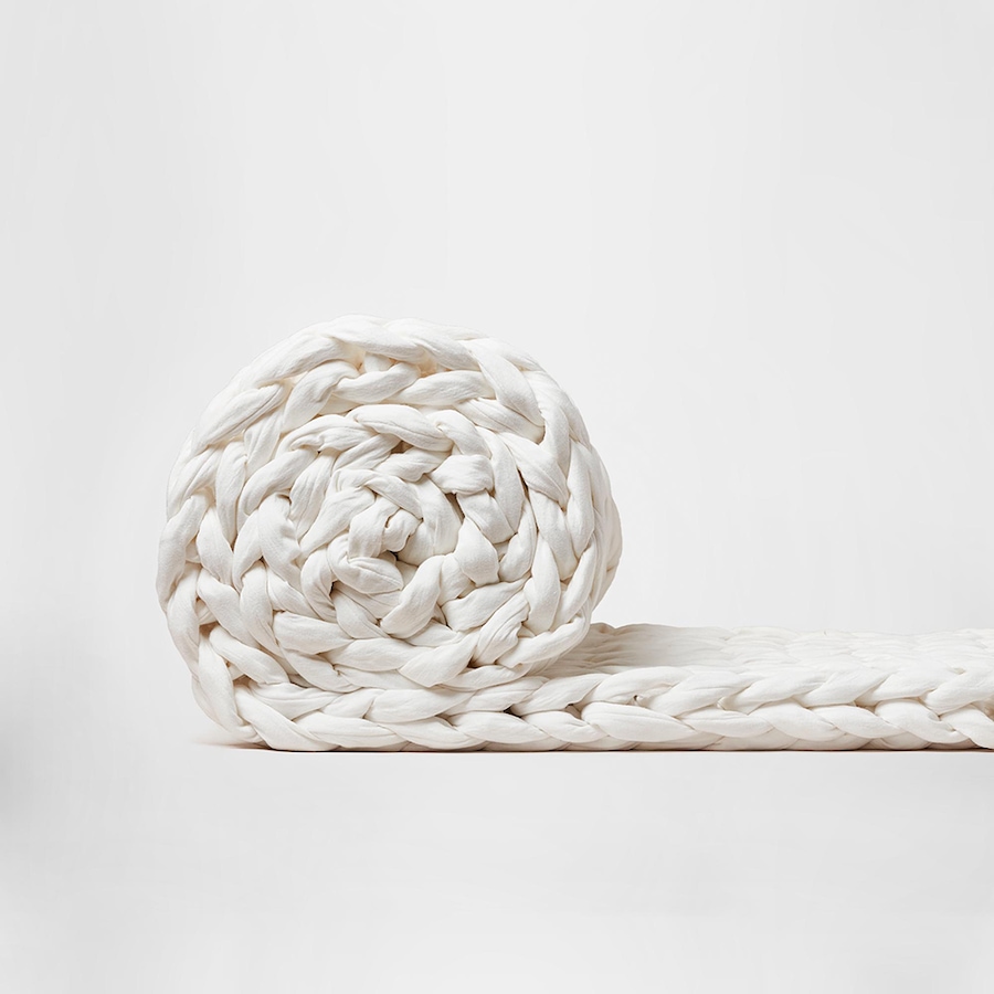 Image 725001_ALTMORE2.jpg, Product 725-001 / Price $171.00 - $288.00, Silk & Snow Natural Cotton Hand-Knitted Weighted Blanket from Silk & Snow on TSC.ca's Home & Garden department