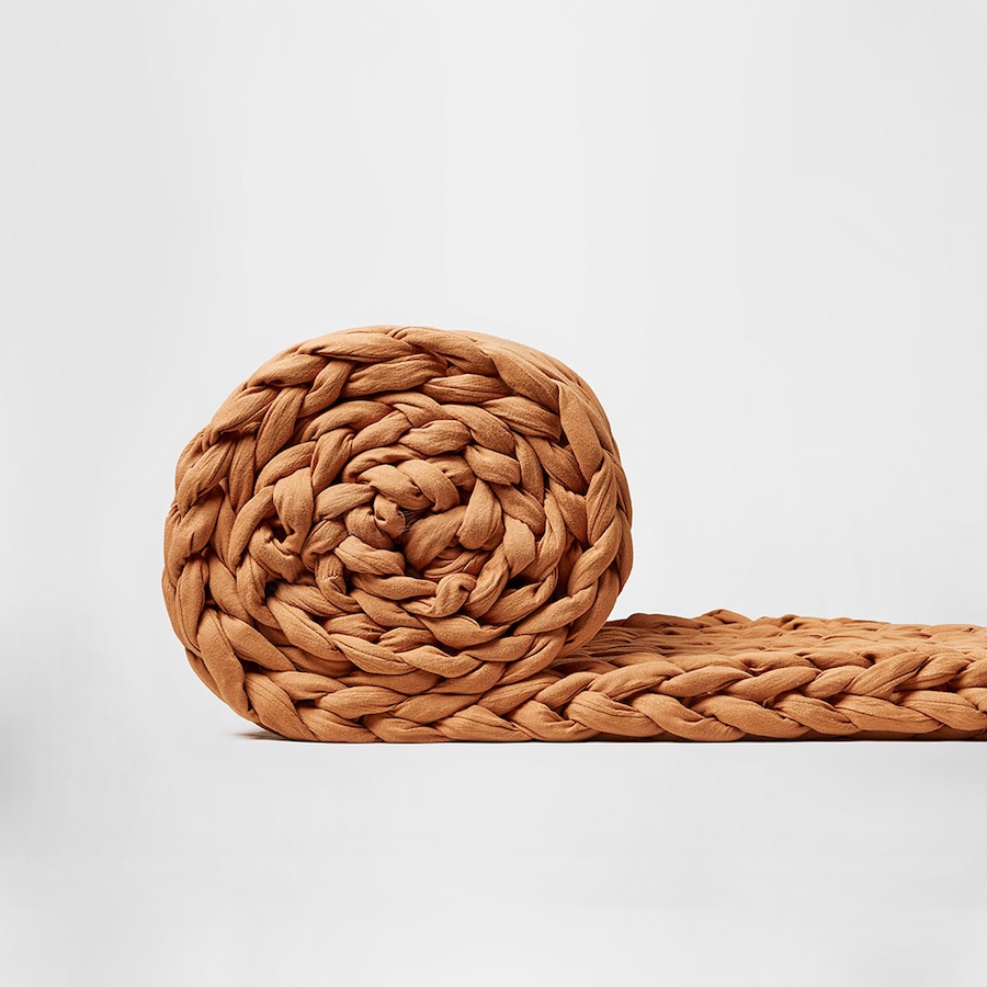 Image 725001_ALTMORE3.jpg, Product 725-001 / Price $171.00 - $288.00, Silk & Snow Natural Cotton Hand-Knitted Weighted Blanket from Silk & Snow on TSC.ca's Home & Garden department