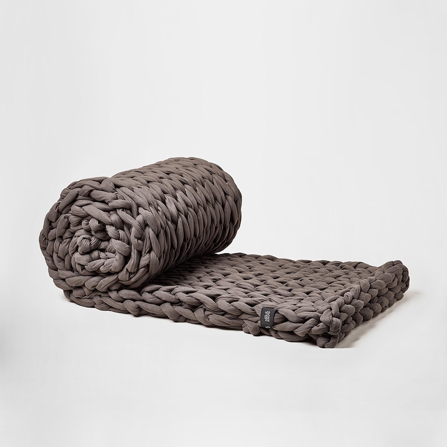 Image 725001_CHU.jpg, Product 725-001 / Price $171.00 - $288.00, Silk & Snow Natural Cotton Hand-Knitted Weighted Blanket from Silk & Snow on TSC.ca's Home & Garden department
