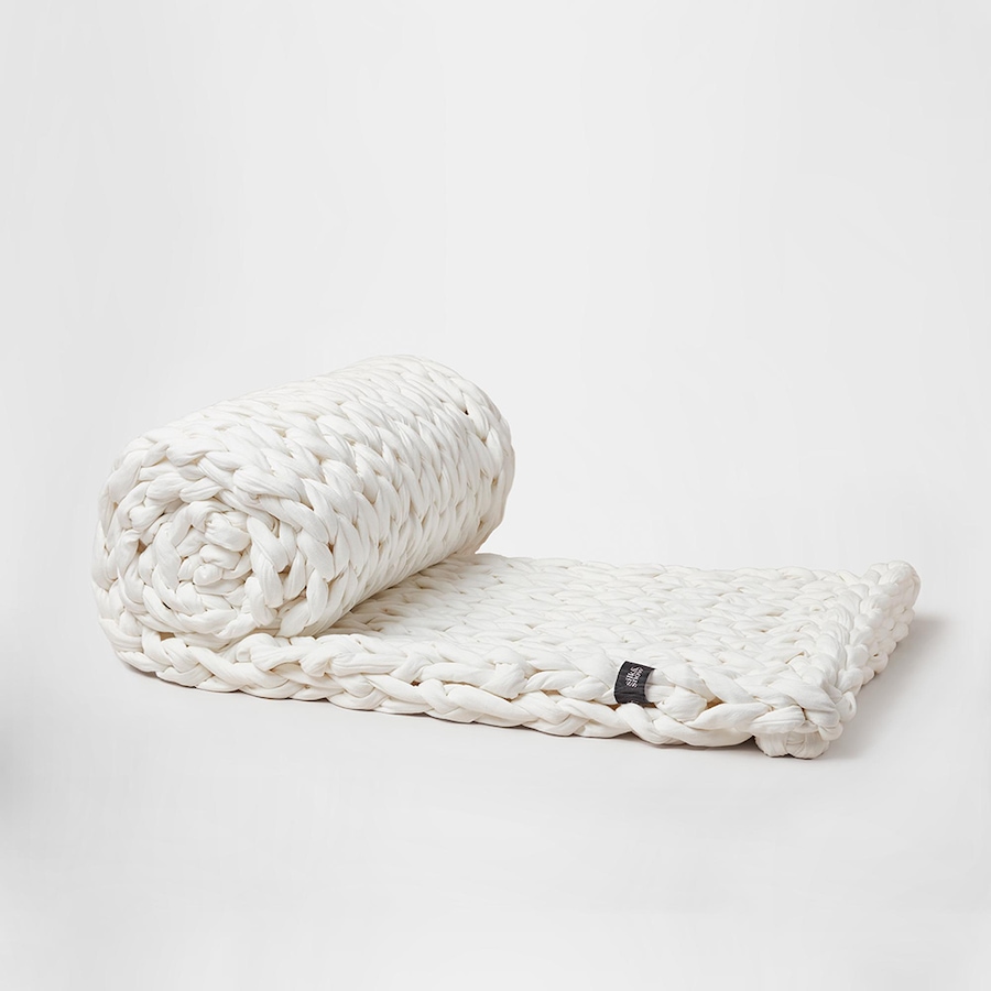 Image 725001_CRM.jpg, Product 725-001 / Price $171.00 - $288.00, Silk & Snow Natural Cotton Hand-Knitted Weighted Blanket from Silk & Snow on TSC.ca's Home & Garden department