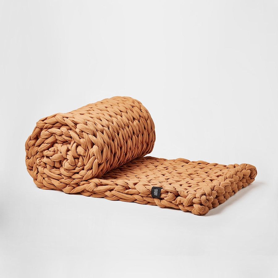 Image 725001_GIN.jpg, Product 725-001 / Price $171.00 - $288.00, Silk & Snow Natural Cotton Hand-Knitted Weighted Blanket from Silk & Snow on TSC.ca's Home & Garden department