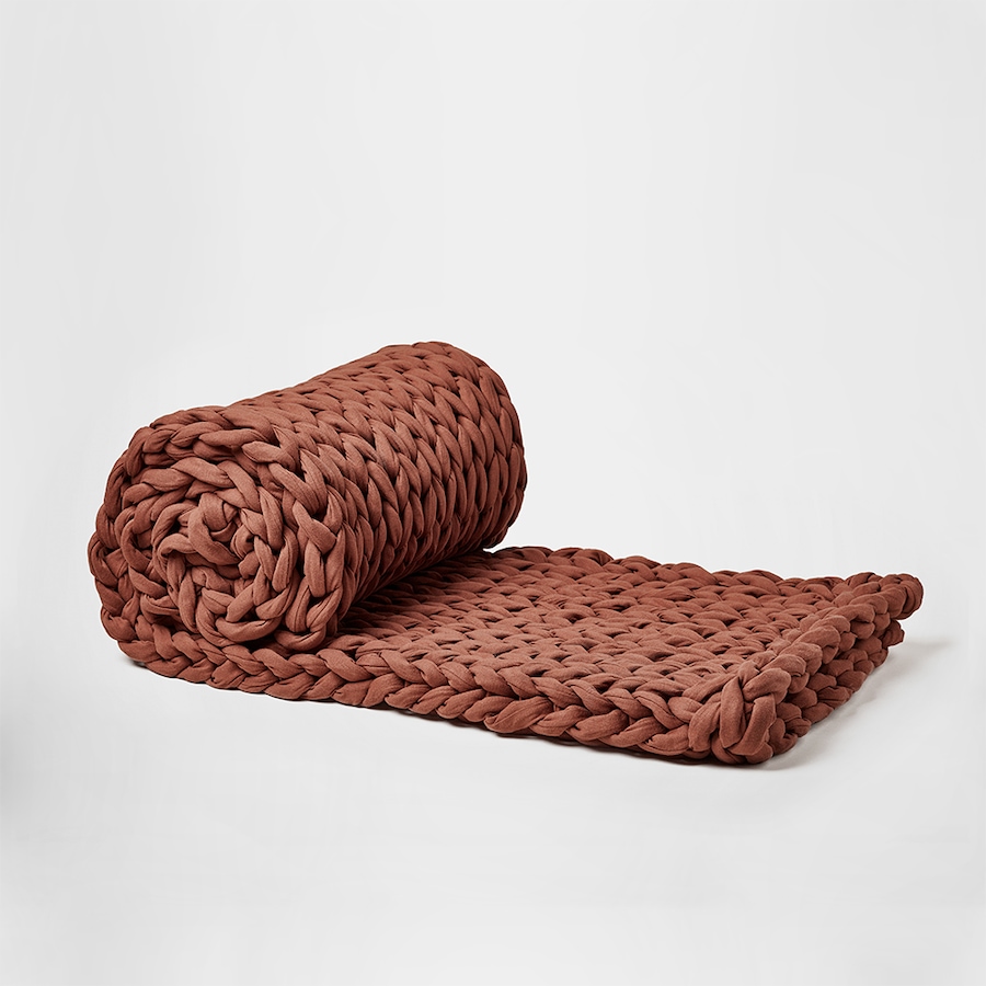 Image 725001_TRRC.jpg, Product 725-001 / Price $171.00 - $288.00, Silk & Snow Natural Cotton Hand-Knitted Weighted Blanket from Silk & Snow on TSC.ca's Home & Garden department