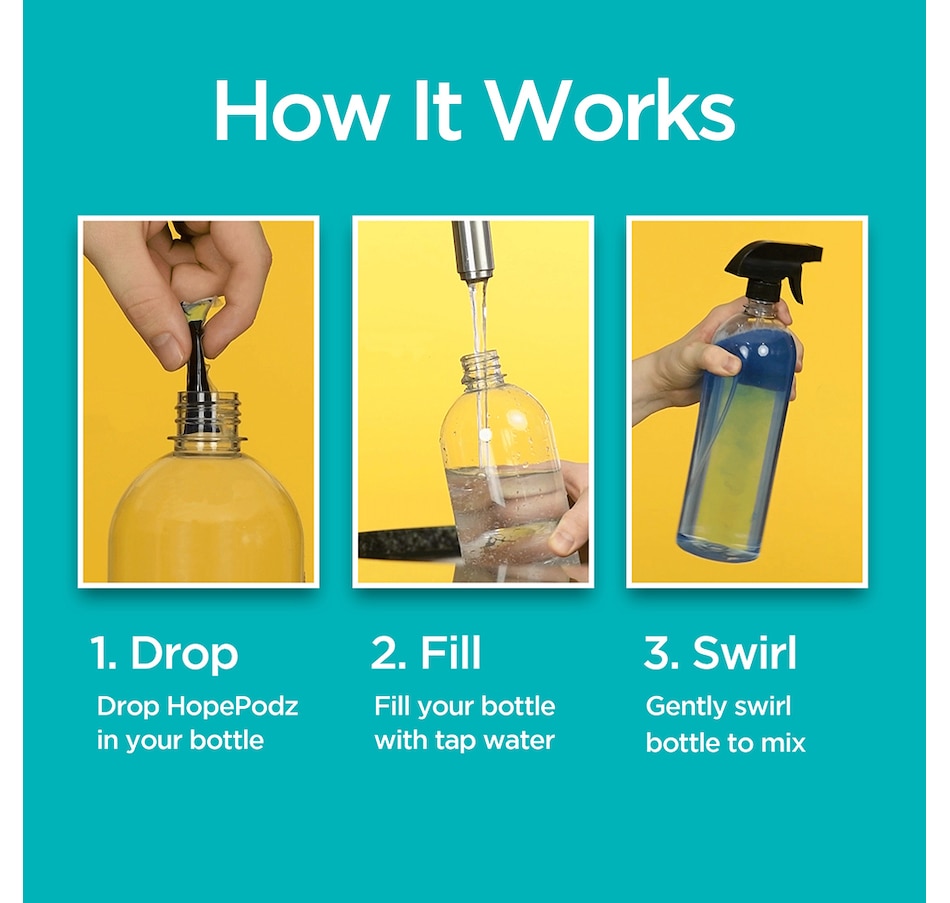 Image 725002_ALTMORE5.jpg, Product 725-002 / Price $18.00, HopePodz House Cleaner Starter Triopac from HopePodz & Truearth on TSC.ca's Home & Garden department