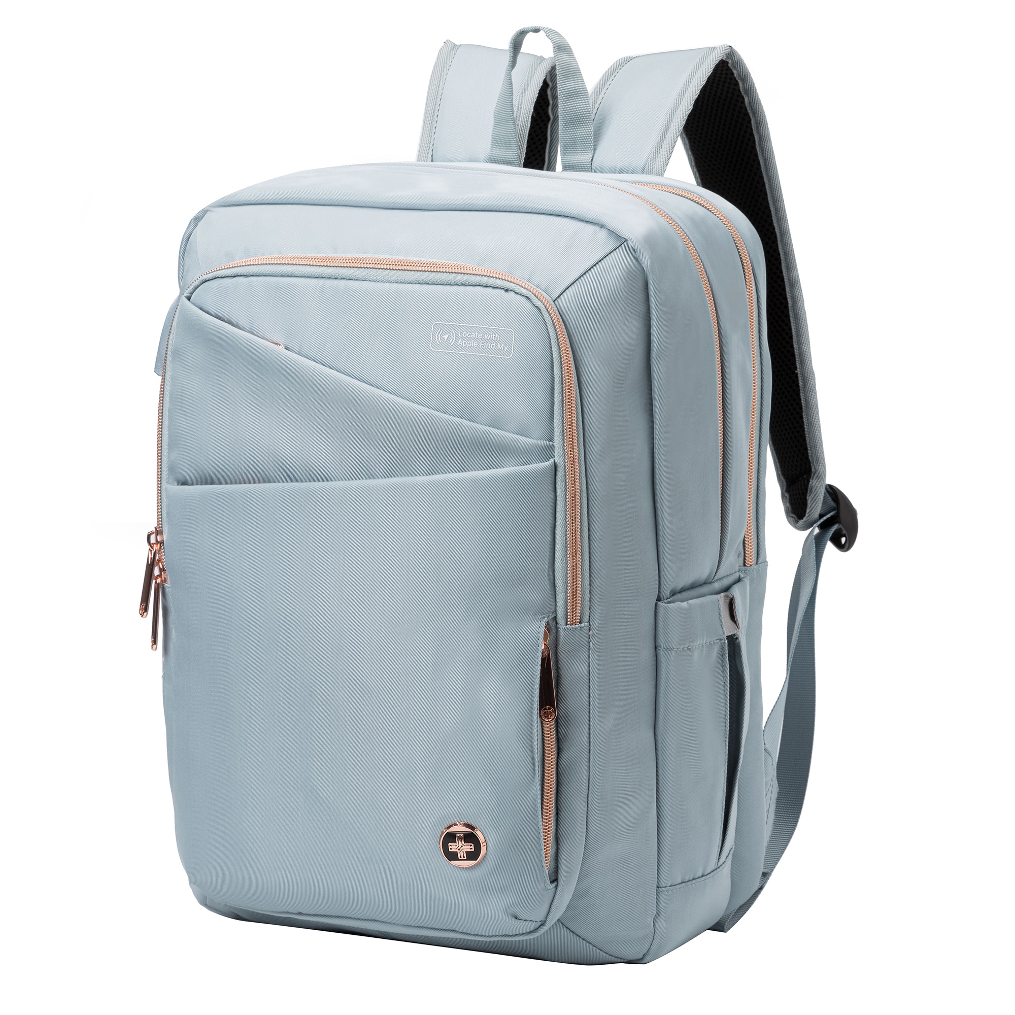 Swissdigital Design Katy Rose Backpack with Apple Find My teal blue