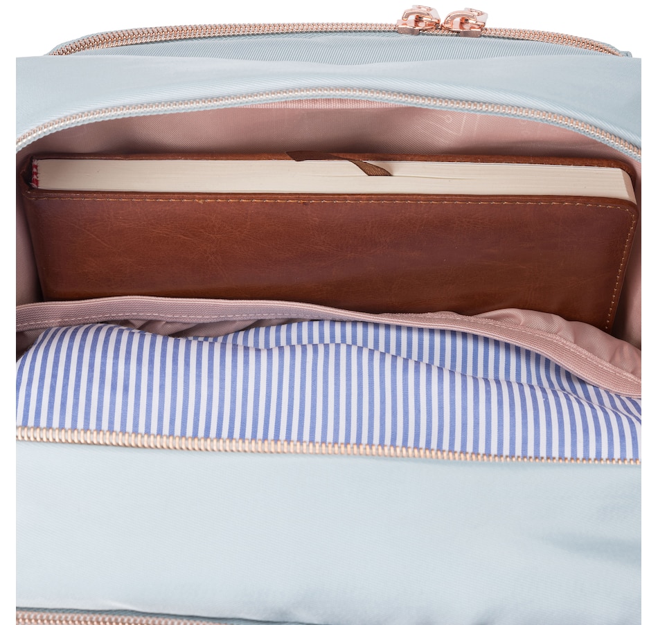 Image 725029_ALTMORE10.jpg, Product 725-029 / Price $169.99, Swissdigital Design Katy Rose Backpack with Apple Find My (teal blue) from Swissdigital on TSC.ca's Home & Garden department