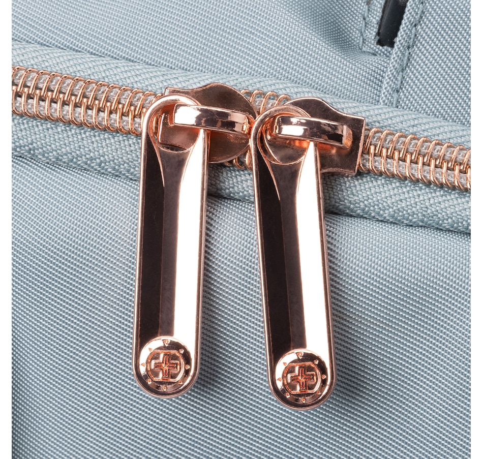 Image 725029_ALTMORE13.jpg, Product 725-029 / Price $169.99, Swissdigital Design Katy Rose Backpack with Apple Find My (teal blue) from Swissdigital on TSC.ca's Home & Garden department