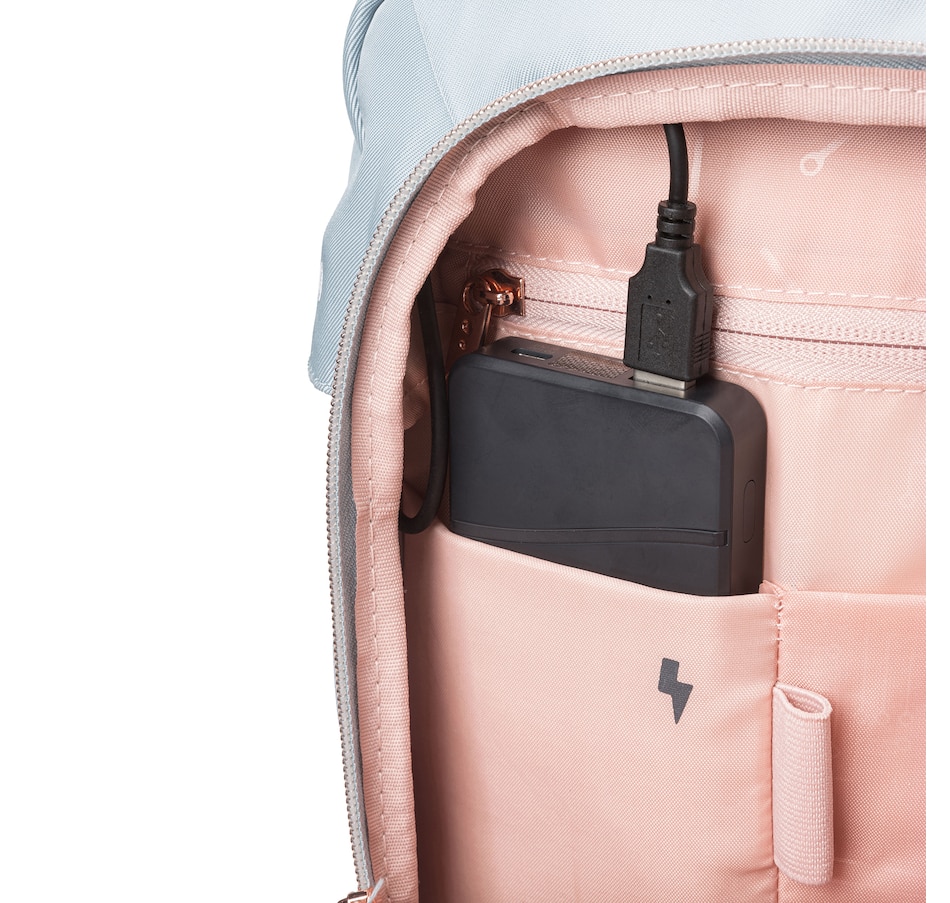Image 725029_ALTMORE16.jpg, Product 725-029 / Price $169.99, Swissdigital Design Katy Rose Backpack with Apple Find My (teal blue) from Swissdigital on TSC.ca's Home & Garden department