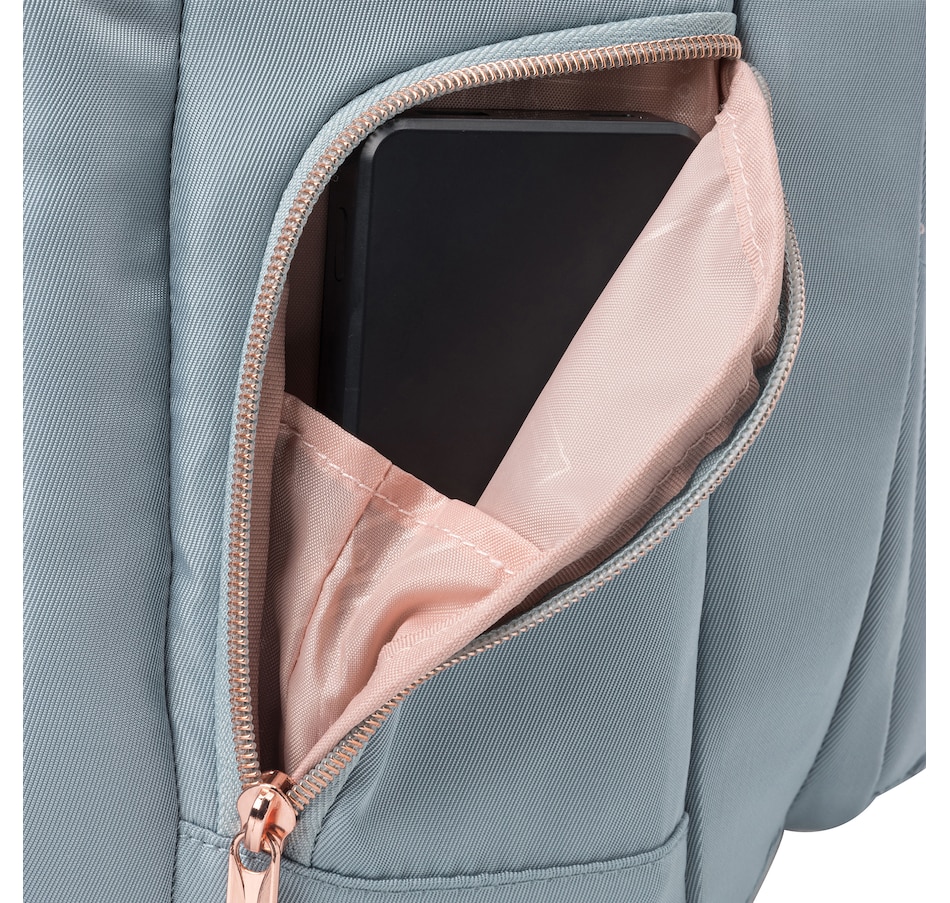 Image 725029_ALTMORE17.jpg, Product 725-029 / Price $169.99, Swissdigital Design Katy Rose Backpack with Apple Find My (teal blue) from Swissdigital on TSC.ca's Home & Garden department