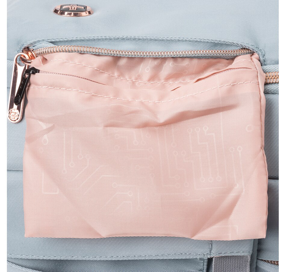 Image 725029_ALTMORE35.jpg, Product 725-029 / Price $169.99, Swissdigital Design Katy Rose Backpack with Apple Find My (teal blue) from Swissdigital on TSC.ca's Home & Garden department