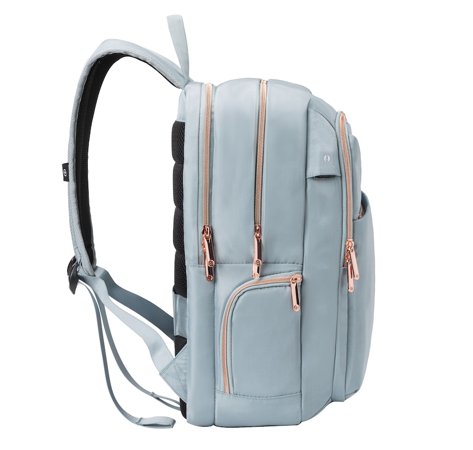 Image 725029_ALTMORE4.jpg, Product 725-029 / Price $169.99, Swissdigital Design Katy Rose Backpack with Apple Find My (teal blue) from Swissdigital on TSC.ca's Home & Garden department