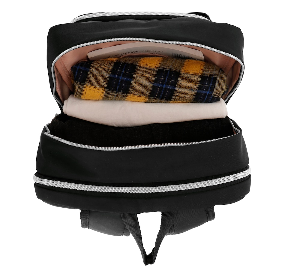 Image 725030_ALTMORE10.jpg, Product 725-030 / Price $169.99, Swissdigital Design Katy Rose Backpack with Apple Find My (rose/black platinum) from Swissdigital on TSC.ca's Home & Garden department