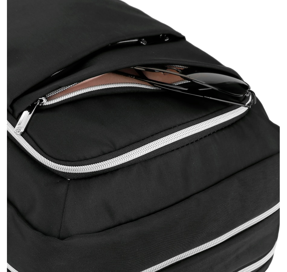 Image 725030_ALTMORE12.jpg, Product 725-030 / Price $169.99, Swissdigital Design Katy Rose Backpack with Apple Find My (rose/black platinum) from Swissdigital on TSC.ca's Home & Garden department