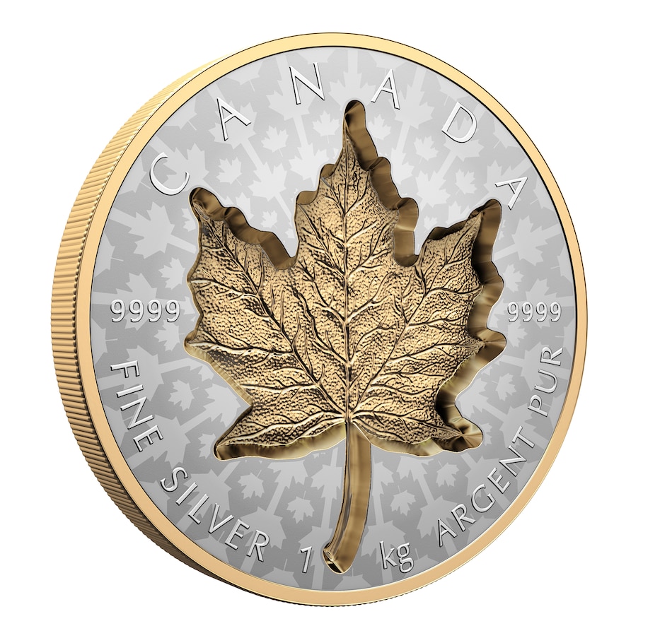Image 725048_ALTMORE2.jpg, Product 725-048 / Price $3,299.95, 2024 $250 Super Incuse Maple Leaf One-Kilo Silver Coin from The Coin Show with Steven Bromberg on TSC.ca's Coins department