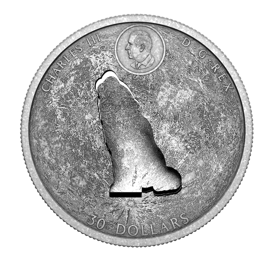 Image 725051_ALTMORE1.jpg, Product 725-051 / Price $328.88, 2024 $30 3D Howling Wolf Two-Ounce Fine Silver Coin with Antique Finish from The Coin Show with Steven Bromberg on TSC.ca's Coins department