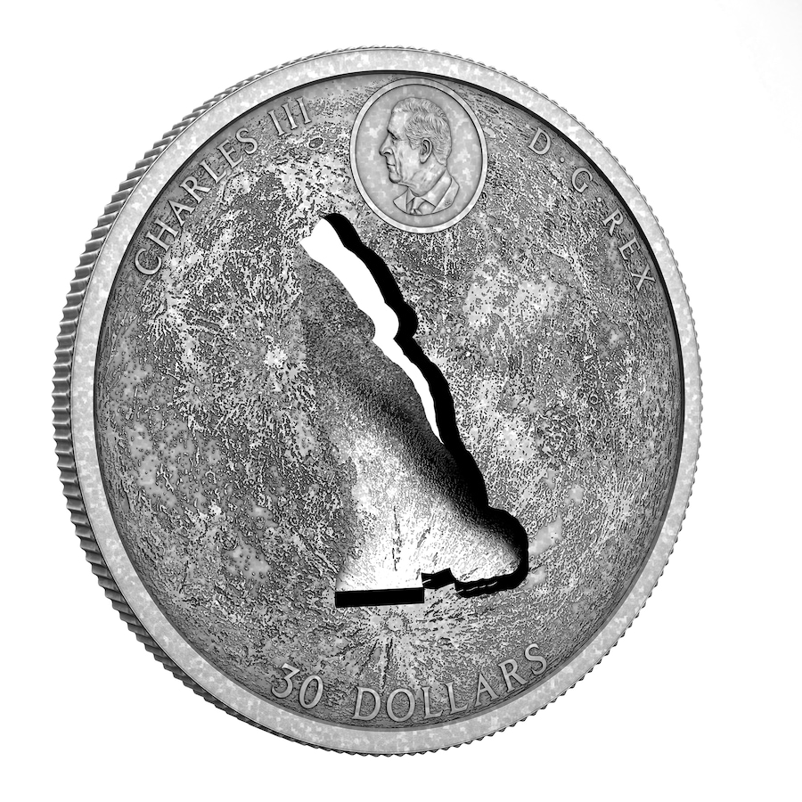 Image 725051_ALTMORE3.jpg, Product 725-051 / Price $429.95, 2024 $30 3D Howling Wolf Two-Ounce Fine Silver Coin with Antique Finish from The Coin Show with Steven Bromberg on TSC.ca's Coins department